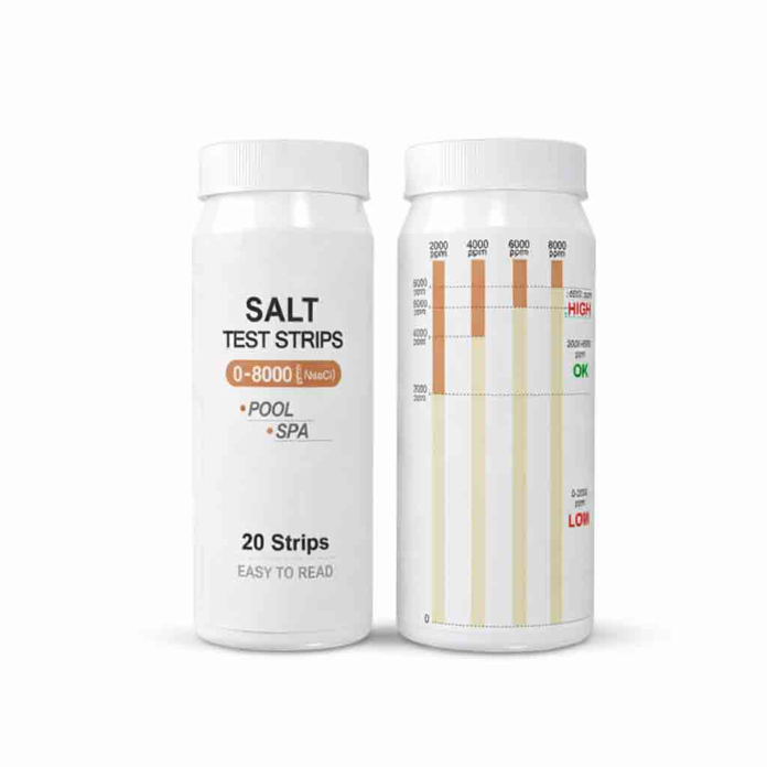 Test trake za merenje soli u bazenskoj vodi Nero 20 komada